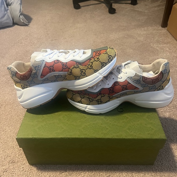 Gucci Rython GG Multi Color White NWT - Picture 2 of 15